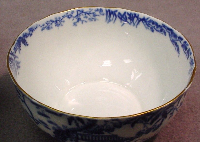 Great antique English porcelain jar & bowl # as/3590  