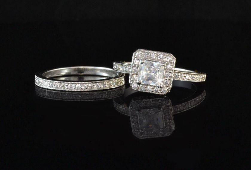 Click Here to watch a video shot of this stunning ring set.