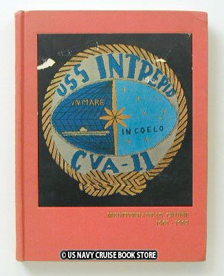 USS INTREPID CVA 11 MEDITERRANEAN CRUISE BOOK 1961 62  