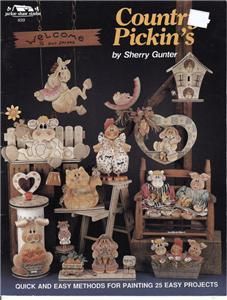 TOLE PAINTING PATTERNS COUNTRY PICKINS SHERRY GUNTER  