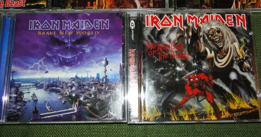 Iron Maiden 8 CD Lot Excellent  