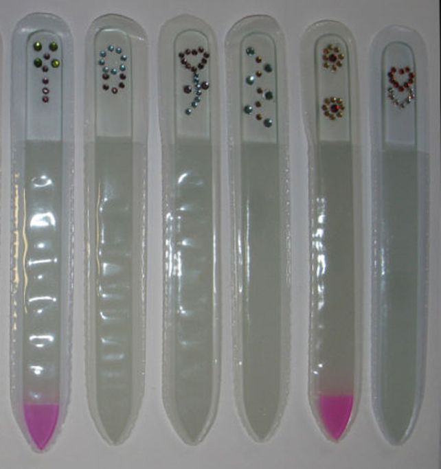 GLASS NAIL FILES (With accents)  