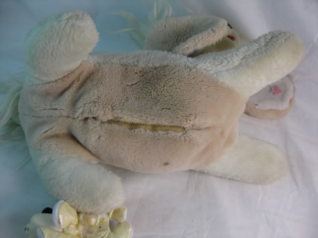   SURPRISE HASBRO VINTAGE 1990s COLLECTABLE PLUSH DOG TOY WITH ONE BABY