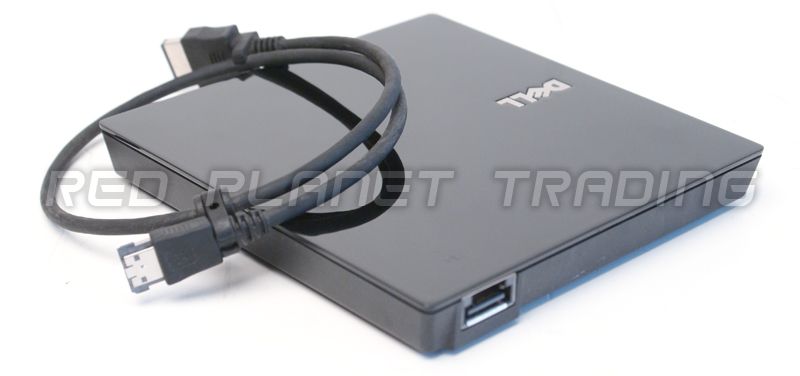 Dell External DVD RW Drive+Cable Latitude E4200 E4300  